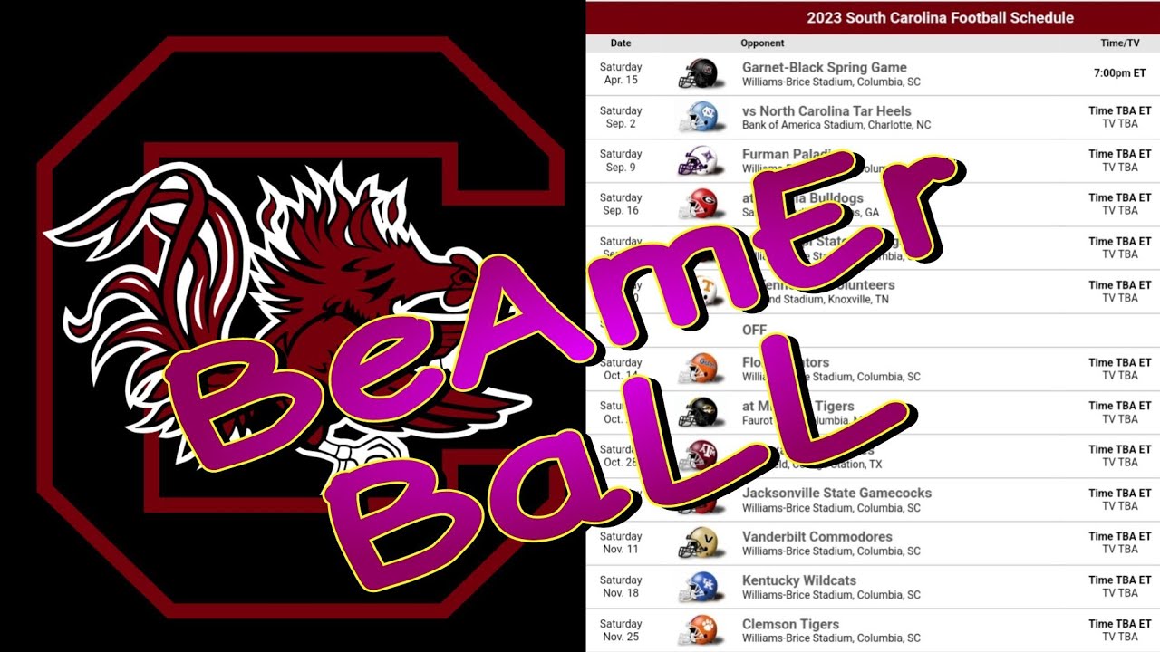 South Carolina Gamecocks 2023 College Football Schedule Preview Win