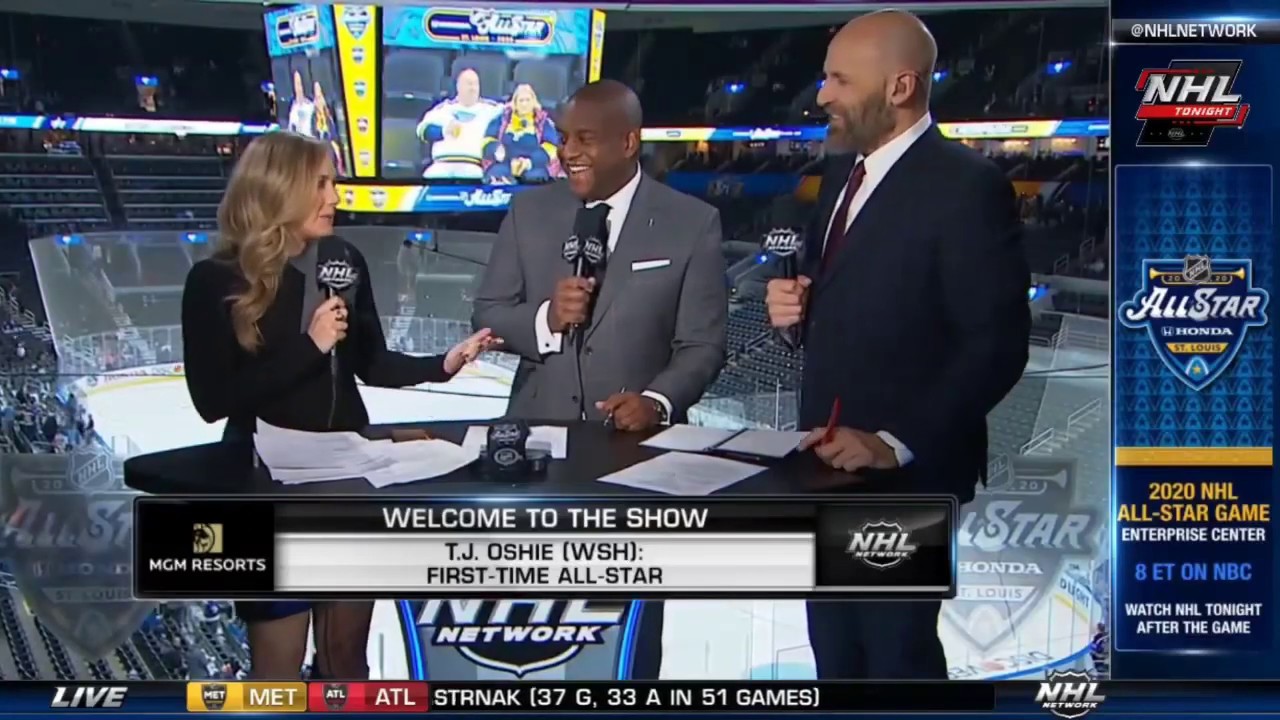 Jeremy Playing Organ on NHL Network during All-Star Game Coverage