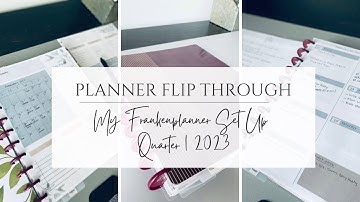 Planner Flip Through // My Frankenplanner Set Up // 2023 Quarter One