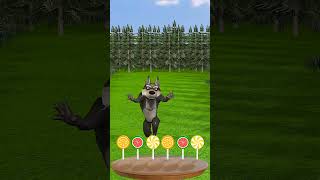 Scaryteacher x Bear × Wolf funny candy #scaryteacher3d #funny #familyfun #gamespeed #ronaldo