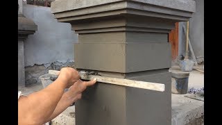 Awesome Sand And Cement | How to Build Creative For Column Correctly