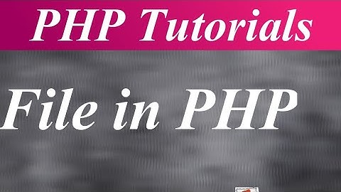 PHP FILES & Move_uploaded_file || File Upload in php Hindi || upload file in Php Hindi