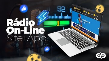 SITE para WEB RÁDIO COMPLETO + APLICATIVO ▷ ANDROID e iOS na PLAYSTORE e APPSTORE