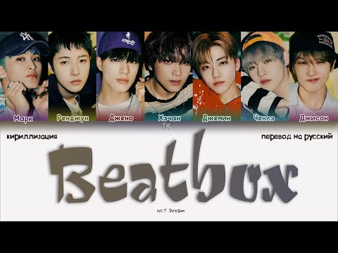 NCT Dream – Beatbox [ПЕРЕВОД НА РУССКИЙ/КИРИЛЛИЗАЦИЯ Color Coded Lyrics]