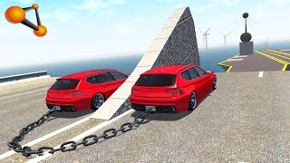BeamNG.drive - Chained Cars against Ramp screenshot 2