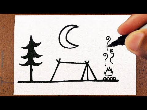 Vídeo: Como Fazer O Desenho De Uma Cabana