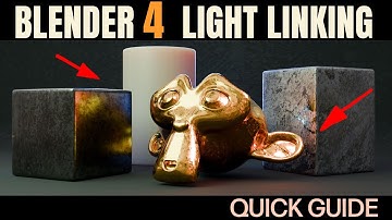 Blender 4 - Light Linking - New Feature