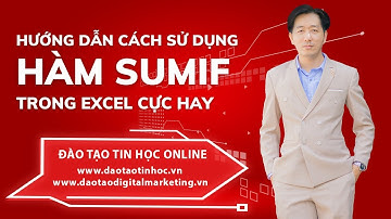 Hướng Dẫn Cách Sử Dụng Hàm SUMIF Cực Hữu Dụng Trong Excel - Daotaotinhoc.vn