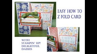 Stampin Up! Easy Fold Card