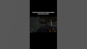 Rust Console day 5 of trying to build a community church…#shorts #rust #rustconsole