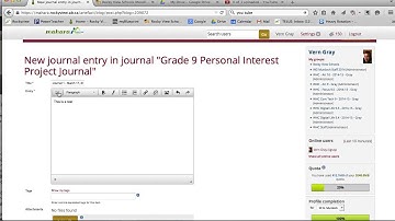 How to Create & Post a Journal in Mahara