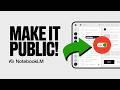 Make Your NotebookLM Notebook Public in Minutes! (Beginner Tutorial 2026)