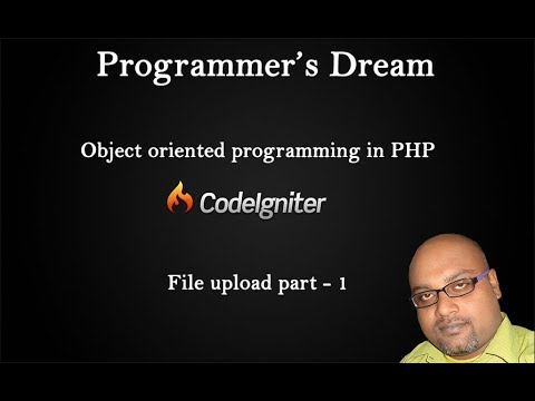 How to Upload File in CodeIgniter Part 1 - YouTube