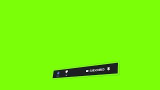 Green Screen 3d Like Subscribe Button  Non Copyright Free Download greenscreen subscribe button