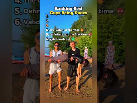 Ranking Guys Being Dudes Videos 😎 #best #tiktok