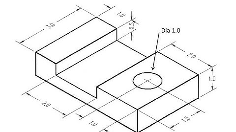 AutoCAD Isometric Exercise #6