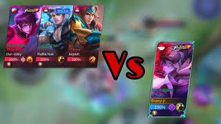 KOF CHOU VS DTRROTH ZILONG CHOU . 1 VS 3 . Braxy jr Sad