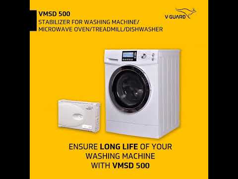 V-GUARD VMSD 500 STABILIZER FOR WASHING MACHINE / MICRO OVEN / TREADMILL