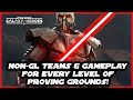 Proving grounds teams  nongl teams with gameplay included for every level  swgoh