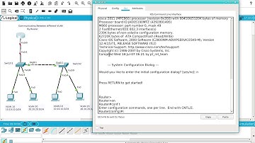 Router on Stick  (Communication Between different VLANs)