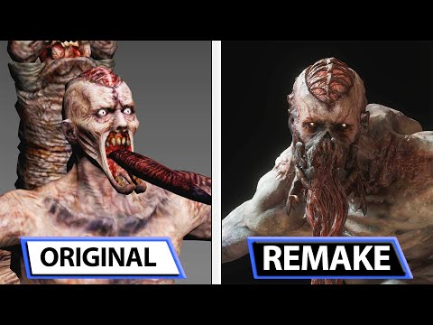 Resident Evil 4 Remake + Separate Ways | Original VS Remake | Monsters & Characters Comparison