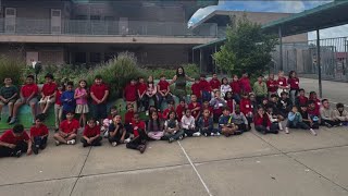 CBS 8 Weather school | Visiting Chavez Elementary School