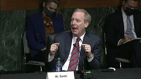 Senator Hawley at a hearing to discuss emerging technologies and their impact on national security