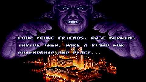 Intro-Demo - Streets of Rage II ~ Bare Knuckle II - Shitou heno Requiem (Japan, Europe, Mega Drive)