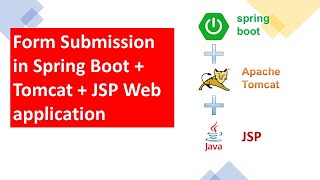 Form Submission In Spring Boot + Tomcat + JSP application