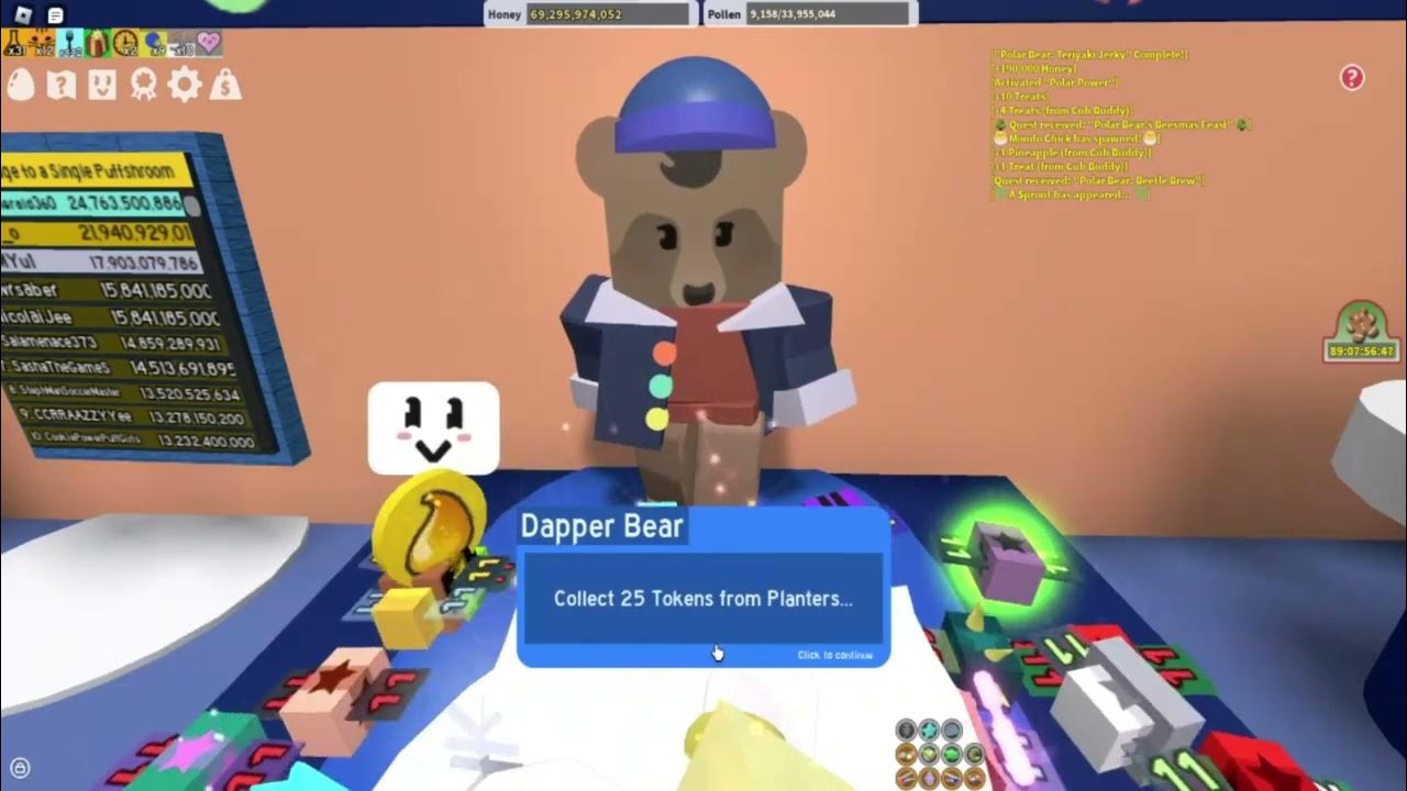 Roblox - Bee Swarm Simulator - Start to Finish Dapper Bear's Samovar