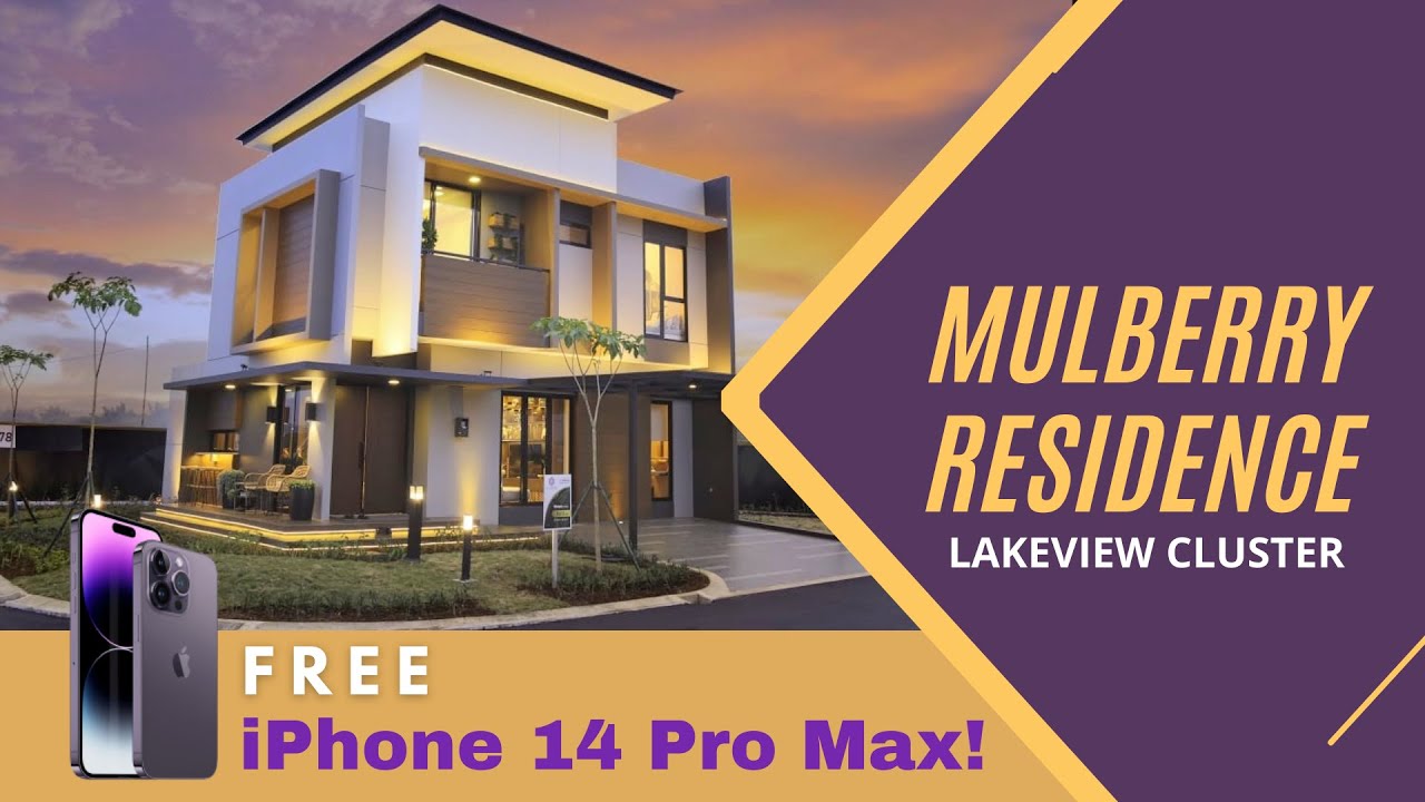 BELI RUMAH DAPET IPHONE 14 PRO MAX GRATIS!? | FREE PREMIUM CANOPY | DISC 0,5% - MULBERRY RESIDENCE