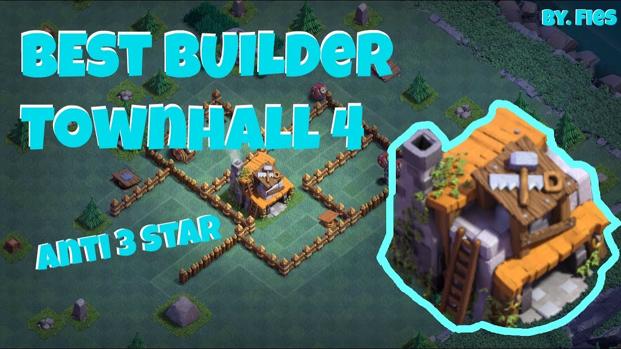 Builder Hall 4 Base | Anti 3 Star | Clash of Clans | By. Fies