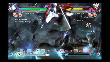 Hakumen CSE: (0) 3c CH, 2b ＞ 5a ＞ (s)j.2a, AD j.B ＞ j.2a, j.C