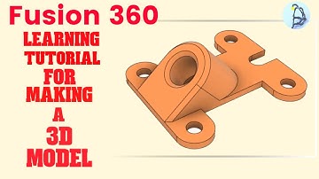 4. Fusion 360 Beginner Model Excercise For practice  #letsmakeitcad    #fusion360    #mechanical