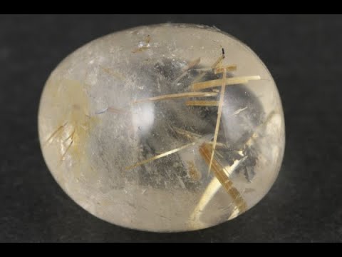 ルチルクォーツ タンブル 15.2g / Rutilelated Quartz - YouTube