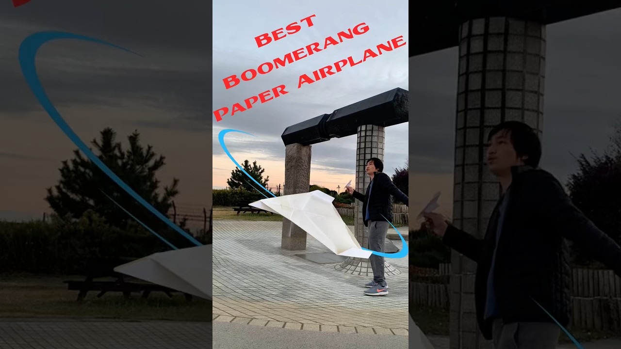 How to Make a Boomerang Paper Airplane (Returns Every Time!)