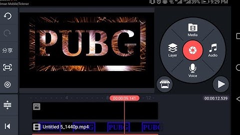 Kinemaster PUBG Lighting Text Editing Tutorial || Kinemaster Pubg editing