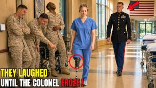 Marines Mocked the Rookie Nurse s Limp Until a USMC Commander Said Her Real Name