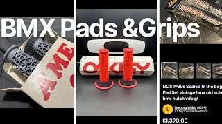 BMX Bike Old School Grips and Pad types.