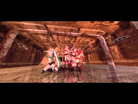 【MMD】ミク・リン・テト・ハク・ルカの五人で『一騎当千』