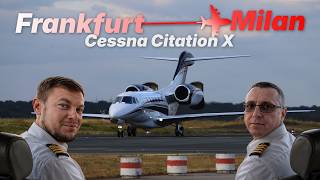 CESSNA CITATION X BIZ JET FLIGHT
