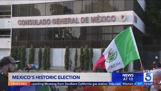 Voters reporting issues at Los Angeles Mexican consulate during historic election