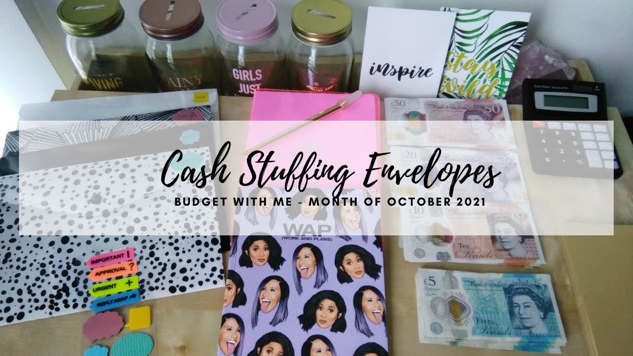 OCTOBER 2021 | Budget With Me | Cash Envelope Stuffing Saving System | UK Budgets |