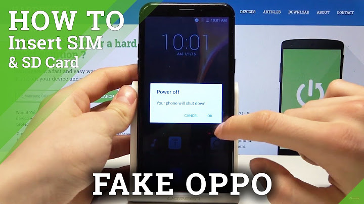 Cách mở thẻ SD trên Oppo f9