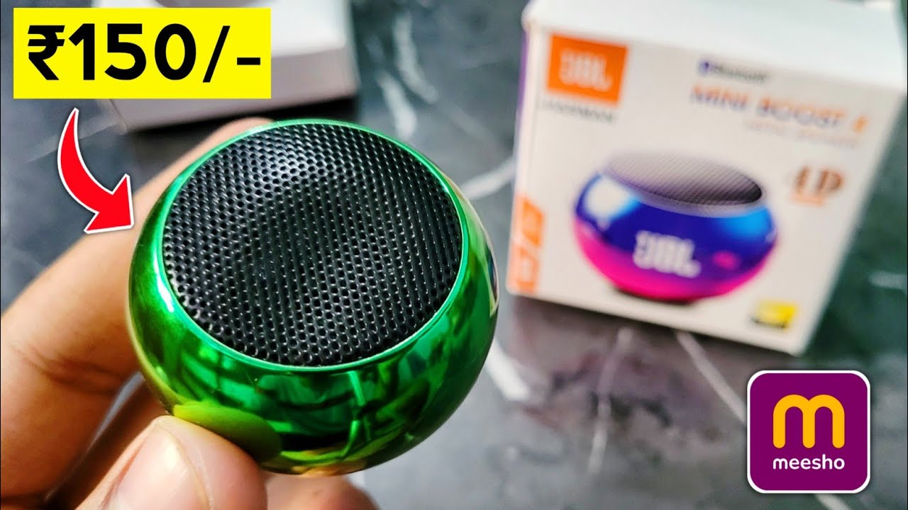 Purchased ₹150/- Speaker From Meesho | Mini Boost 4 Bluetooth Speaker | Unboxing & Review