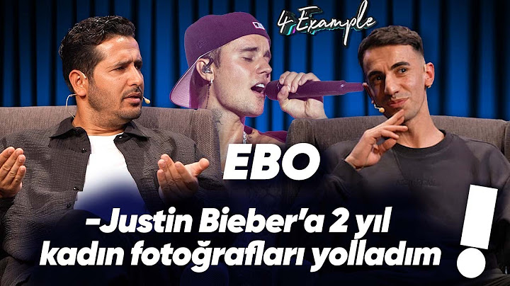 EBO "Justin Bieber'a 2 Yıl Kadın Fotoğrafları Yolladım" | Taner Çağlı 4Example 3 Sezon 13. Bölüm