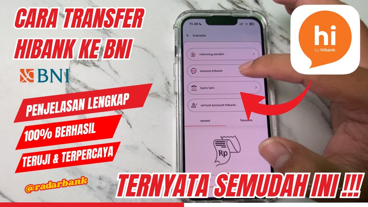 Cara Transfer Hibank ke BNI