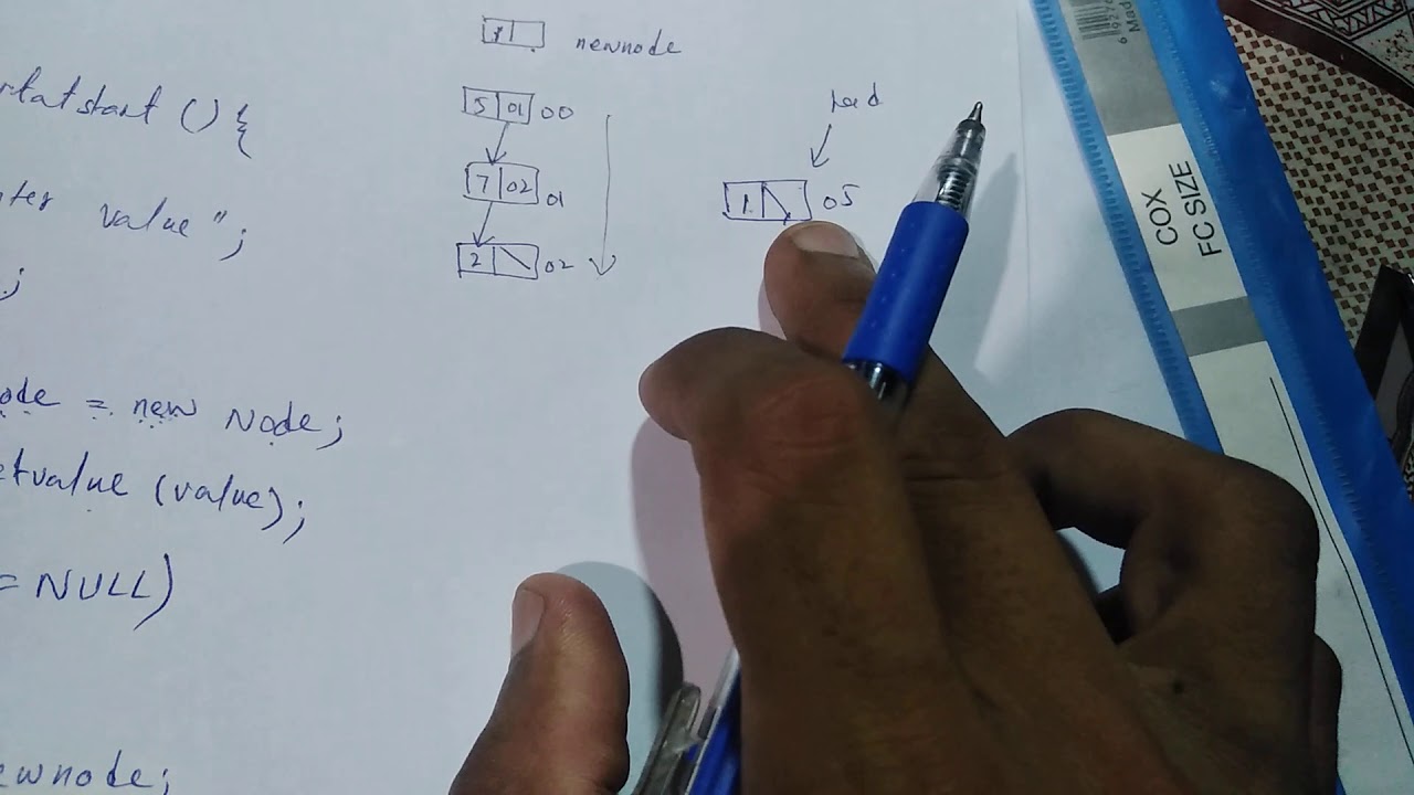 Insert at start Function || Single Link List || Data Structure - YouTube