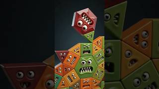 This Red Monster Flip Is So OddlySatisfying!🫨🔴#sorts #oddlysatisfying #3danimation