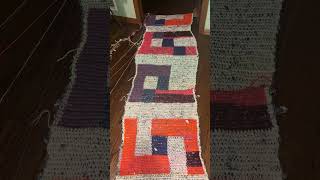 Final update - scrap crochet rug #feministart